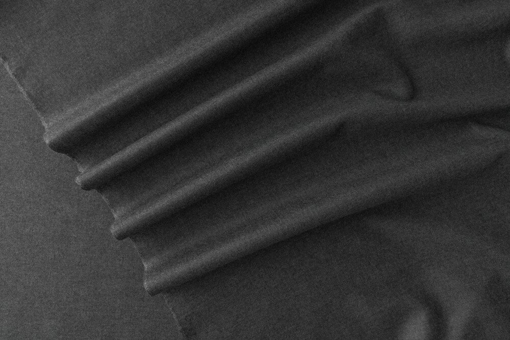 Ткань шерсть с кашемиром холодного серого оттенка