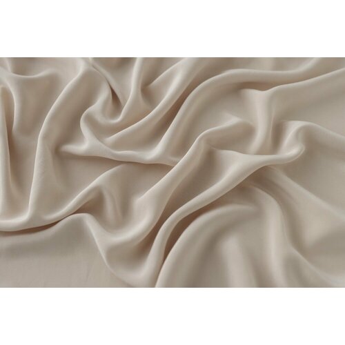 Ткань вареное кади сливочно-кремового цвета ткань кади вареное песочного цвета