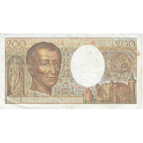 Франция 200 франков 1989 г.