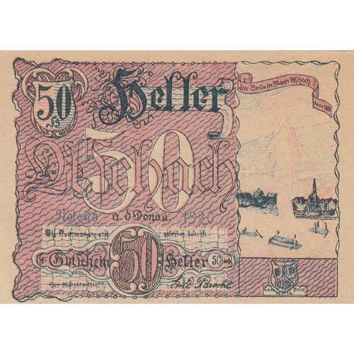 Австрия, Ашах-ан-дер-Донау 50 геллеров 1914-1921 гг. (№6) (2)
