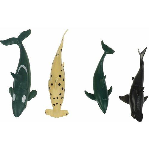 Набор пластизолевых фигурок морские животные серия рассказы О животных 4 шт. Играем вместе ZY1387095-R