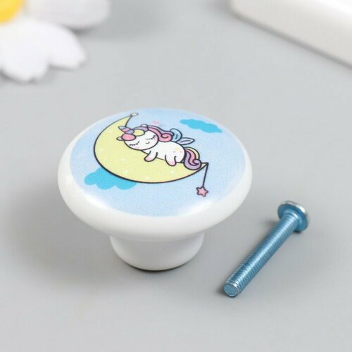 Ручка для шкатулки керамика, металл 