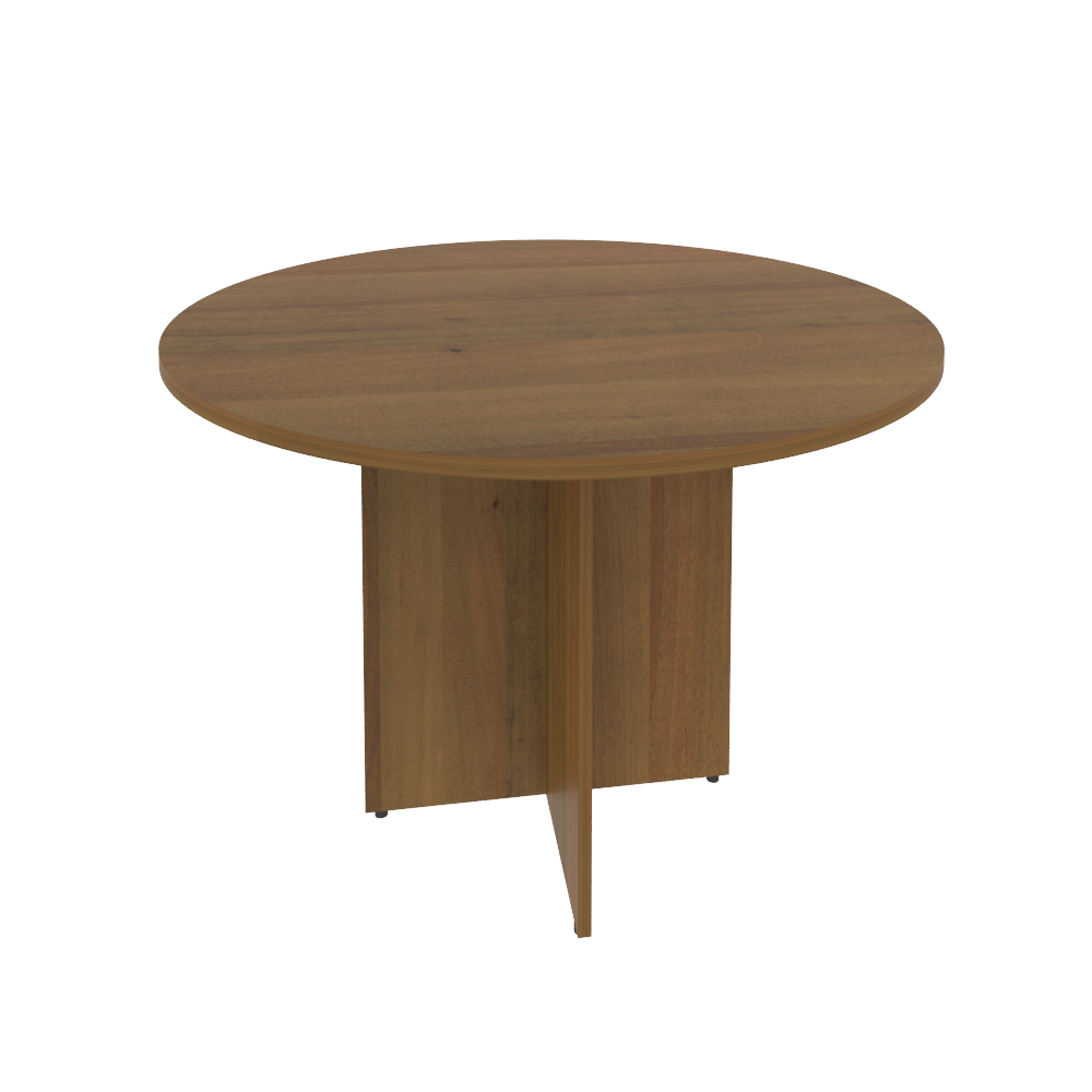 фото Стол переговорный круглый RIVA А. ПРГ-1 Орех гварнери D=1100х750