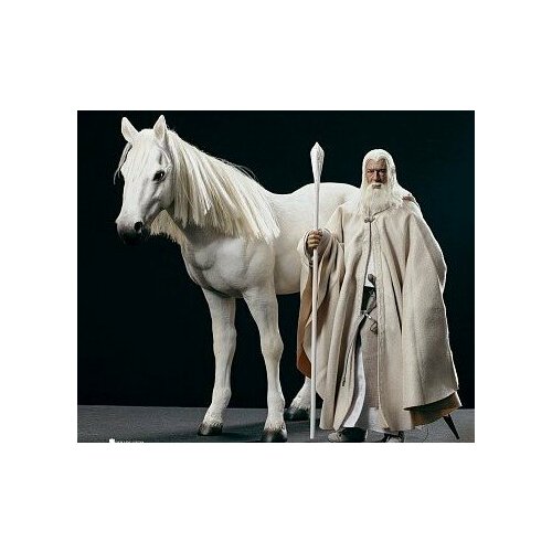 Гендальф белый и Серогрив фигурка 30см, Gandalf the White Shadowfax Lord of the Rings