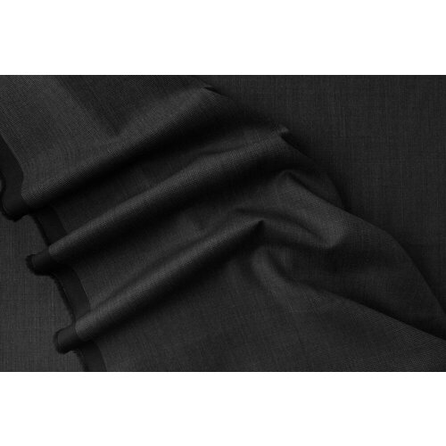 Ткань черная шерсть в серую точку ткань черная шерсть в мелкую точку