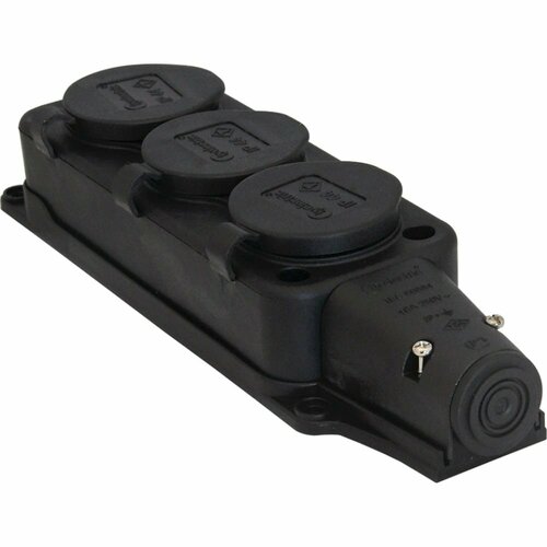 TP Electric Колодка каучук. на 3 роз. 16A 2P+E IP44 3101-308-0300