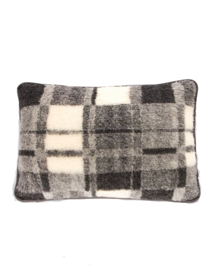 Империя Шерсти / Подушка декоративная интерьерная для сна сьемный чехол натуральная шерсть 100% без запаха
