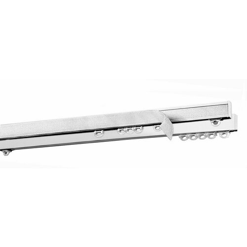 Профиль алюминиевый слип 420/2р карниз для ванной fora алюминевый универсальный белый с потолочным креплением