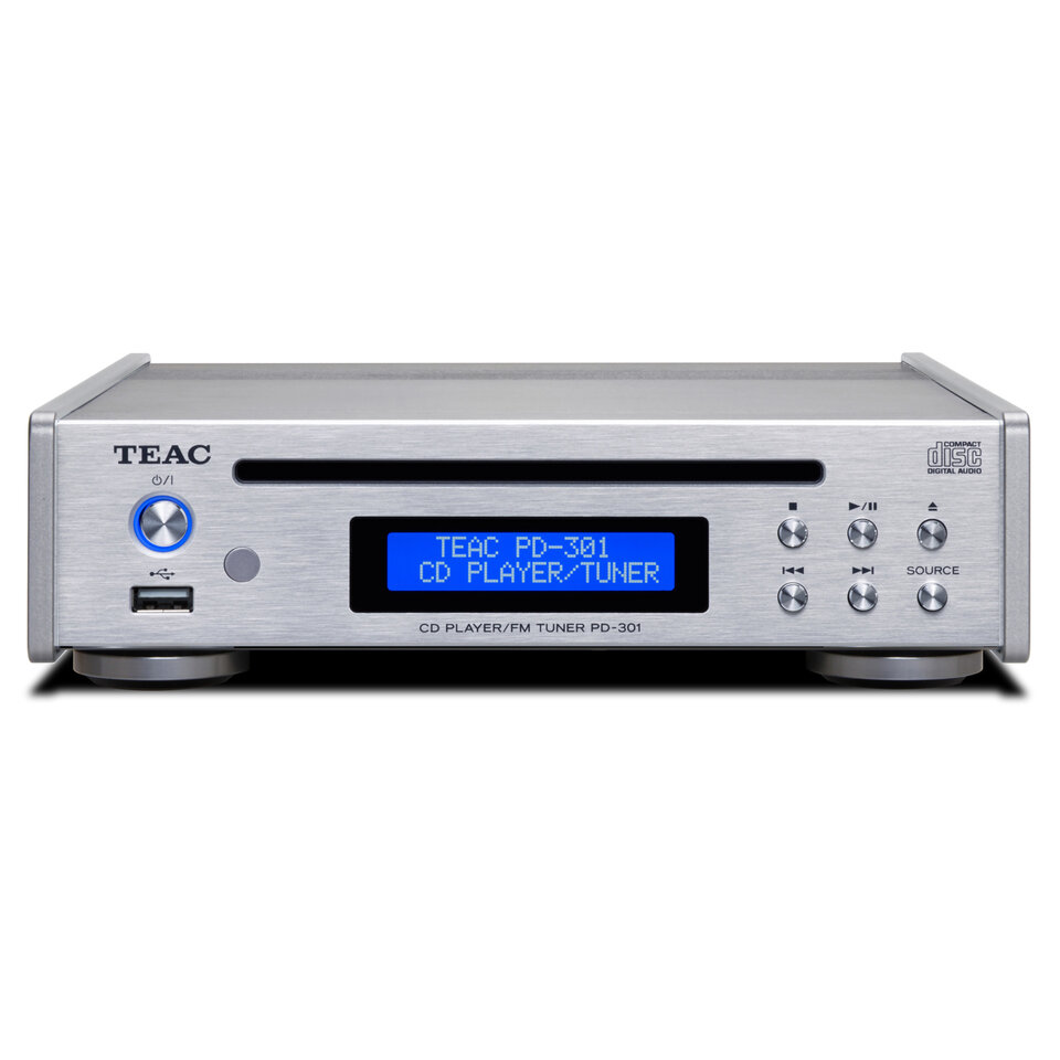 CD-плеер/FM-тюнер TEAC PD-301-X Silver