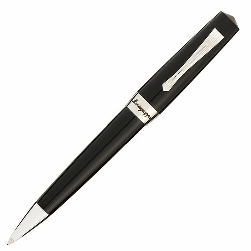 Шариковая ручка Montegrappa ELMO 02 Black. Артикул ELMO02-C-BP перьевая ручка montegrappa elmo 02 croda rossa m артикул elmo02 cr fp m