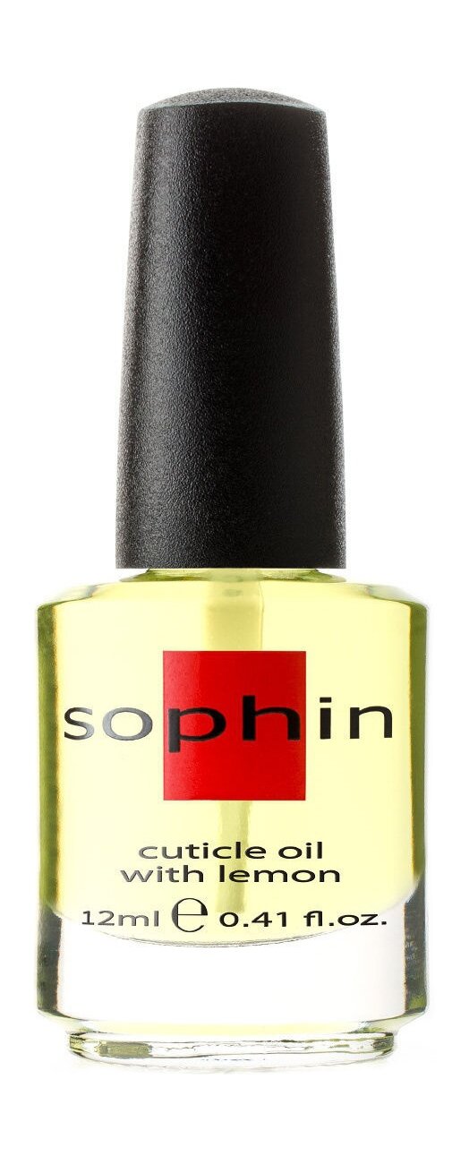 SOPHIN Масло для кутикулы и ногтей с экстрактом лимона, 12 мл