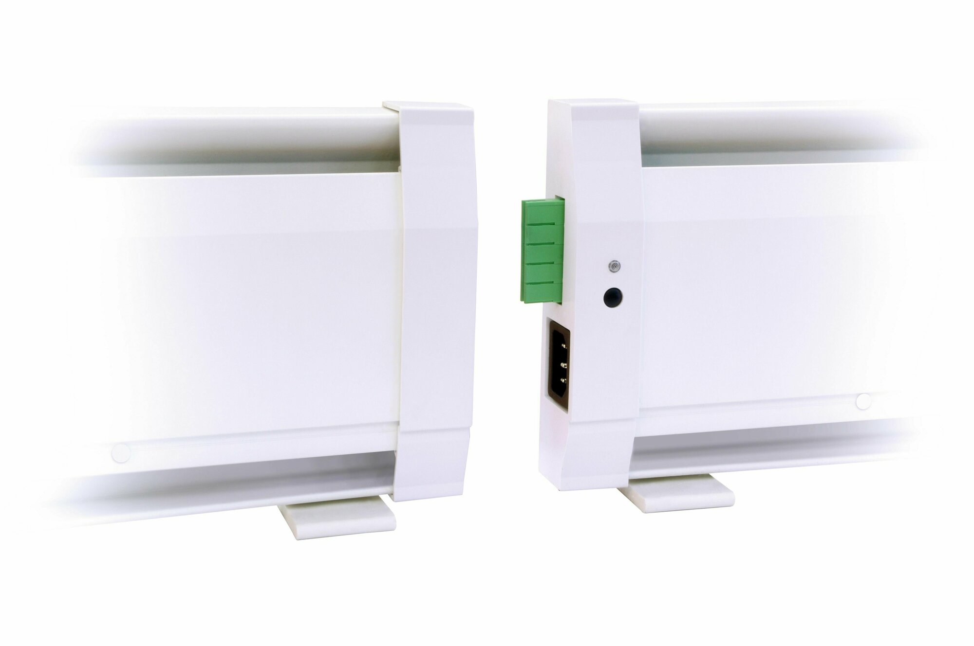 Изображение Плинтусный обогреватель Mr.Tektum SmartLine 1,6м 675Вт белый подключение слева