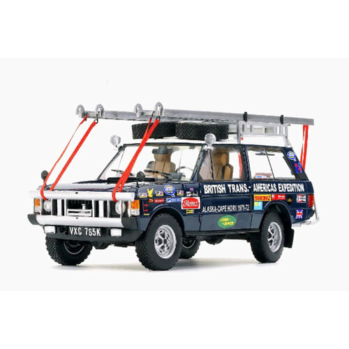 Range rover the british trans-americas expedition (868K) 1971-1972 blue limited 800 pcs.