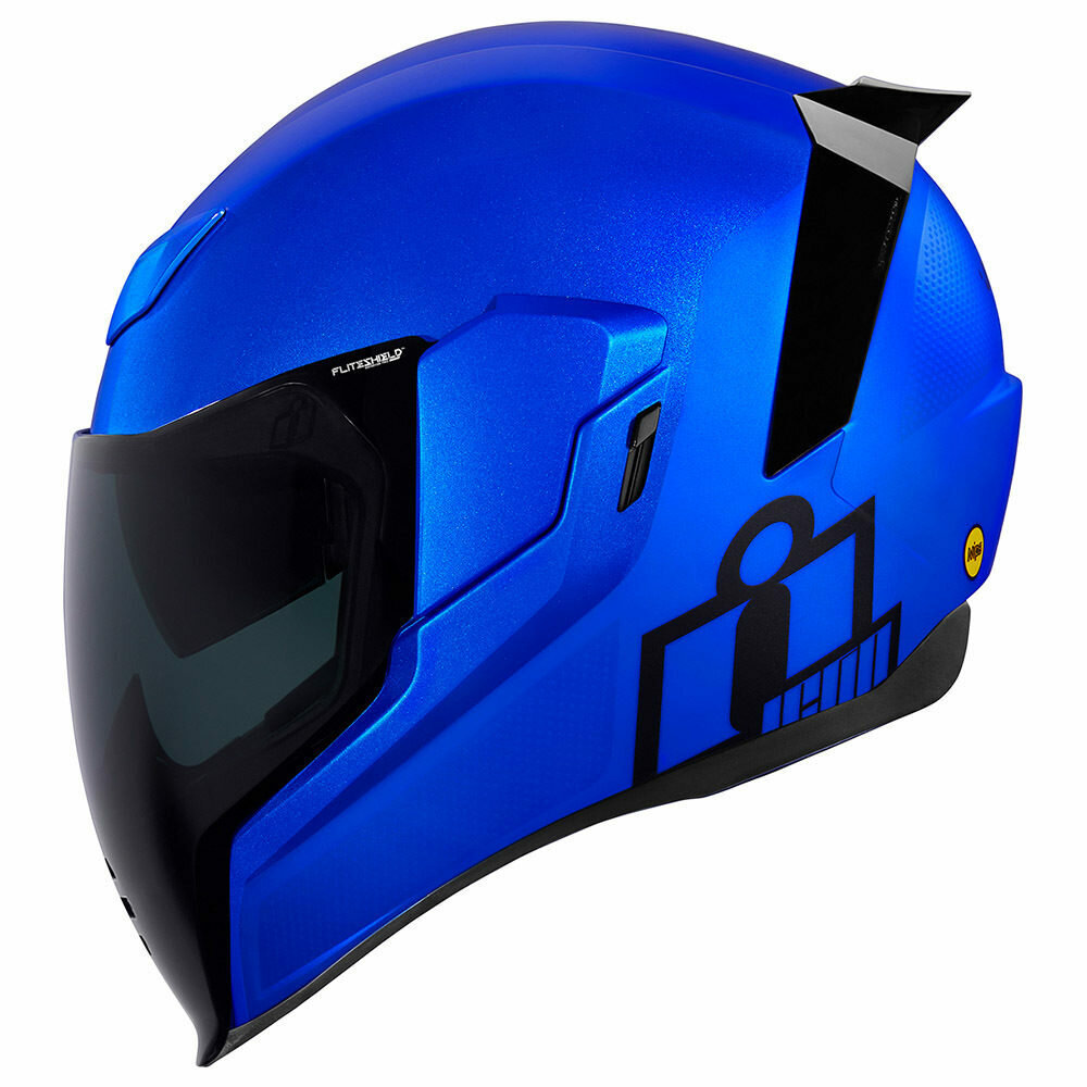 Мотошлем Интеграл Icon Airflite Jewel MIPS Helmet / Синий (Размер: 2XL)