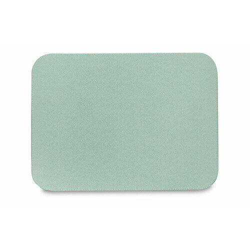 Салфетка подстановочная с закругленными углами Giobagnara Ванни 46х34 см, одинар строчка, мятная