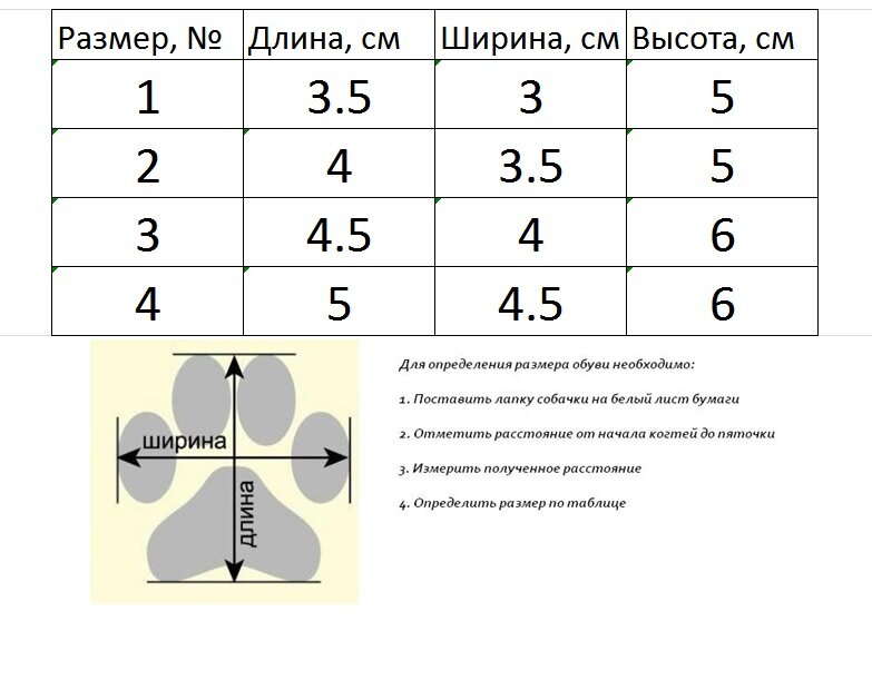 Ботинки для собак "Flu" коричневые 4шт (№ 4 ) - фотография № 2