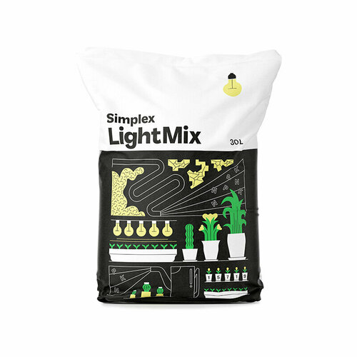 Почвенный субстрат Simplex LightMix 30 л