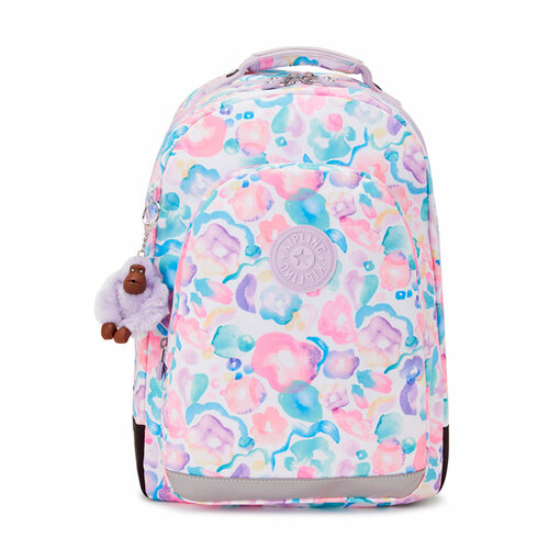 Рюкзак Kipling KI70902FW Class Room Large Backpack *2FW Aqua Flowers schoolbag female middle school student simple versatile large capacity class backpack