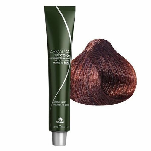 FARMAGAN HAIR COLOR AMMONIA FREE Крем-краска безаммиачная 5/3 Светло-каштановый золотой, 100 мл