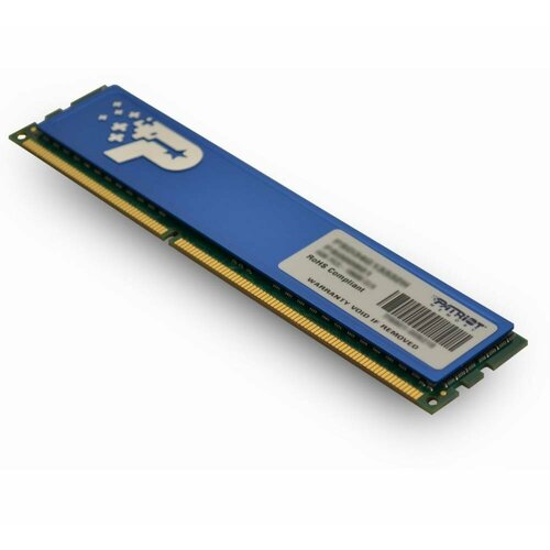 Модуль памяти DIMM 4GB PC12800 DDR3 PSD34G16002 PATRIOT комплект 5 штук модуль памяти patriot ddr3 dimm 4gb 1333мгц 1 5v psd34g133381
