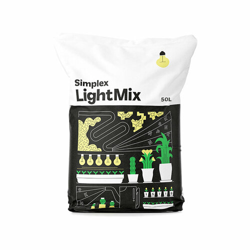 Почвенный субстрат Simplex LightMix 50 л