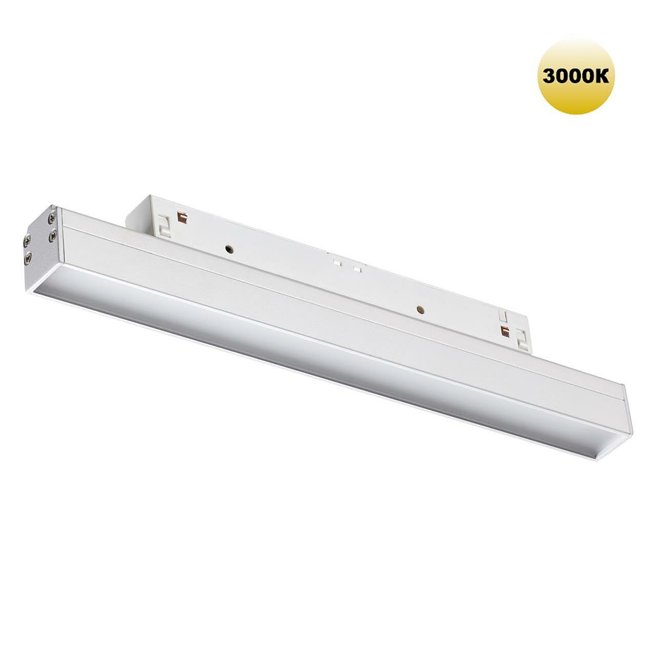 Трековый светильник Novotech Shino 359198, LED, 12Вт, кол-во ламп:1шт, Белый