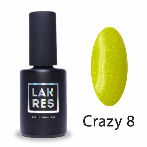 Гель-лак Lakres Crazy №08 9 мл