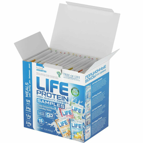 Tree of Life Life Protein Samples Box 15 порций 30 гр tree of life life protein 30 гр