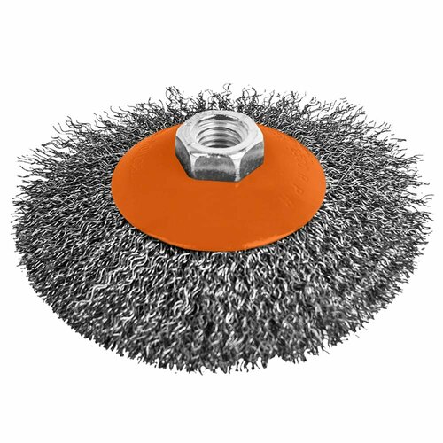 Россна Кордщётка для МШУ радиальная мягкая с наклоном 115мм М14 Р860659