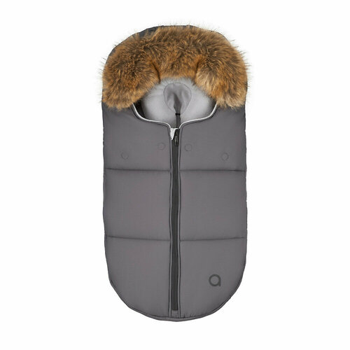 Флисовый конверт Anex Wom 0+ Footmuff, цвет Dark Gray