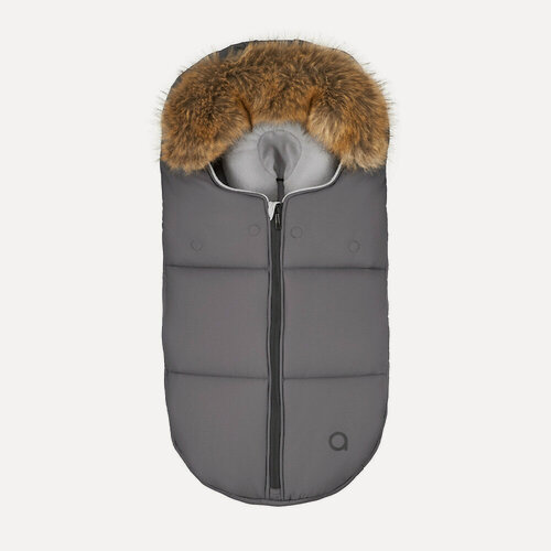 Изображение товара Флисовый конверт Anex Wom 0+ Footmuff, цвет Dark Gray (Графитовый), артикул производителя r/a fw01