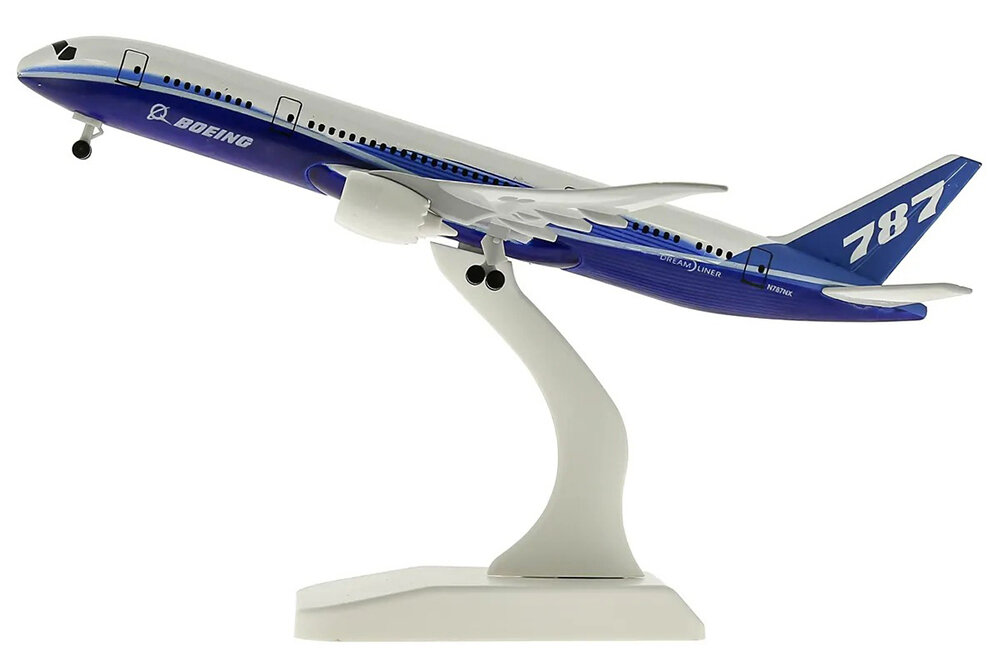 Boeing 787 dreamliner original paint / модель самолета боинг 787 дримлайнер оригинальная окраска (длина 20 см)