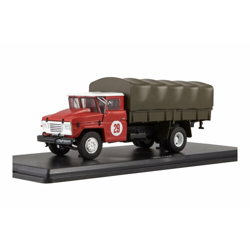 ZIL-130G experienced (ussr russian) red/grey | ЗИЛ-130Г опытный