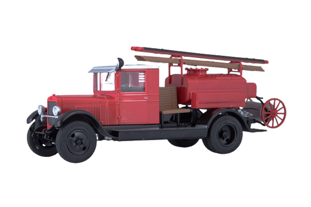 Zis 5 PMZ-2 fire engine (ussr russian) 1933 red | ЗИС-5 ПМЗ-2 пожарный