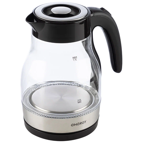 Чайник электрический 17Л 1850-2200 ВТ диск стекло внутр подсв 164139 черн ENERGY 319400₽