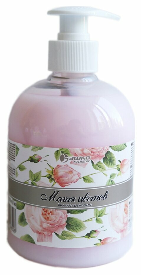 Мыло для рук Эфко Крем-мыло жидкое с ароматом розы Магия цветов