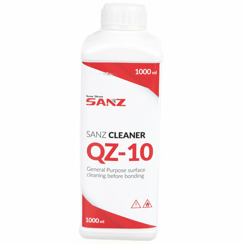 Очиститель SANZ QZ-10 CLEANER, прозрачный, 1000 мл. QZ-10-1-7660 очиститель shima univer cleaner универсальный 1000 мл