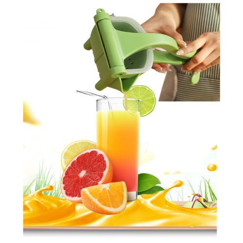 Соковыжималка пресс MyPads A270-520 для фруктов цитрусовых и овощей ручная многофункциональная удобная с стильным дизайном зеленая 71700₽