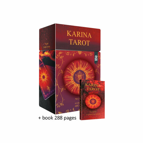 Karina Tarot (78 cards + 9 unique Arcanas) the most popular tarot deck of 2021 is a tarot card set for all card game deck oracle board divine guidebook