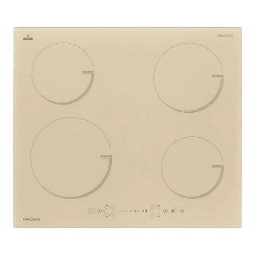 Варочная поверхность KRONA VENTO 60 IV B встраиваемая индукционная слоновая кость 3313700₽