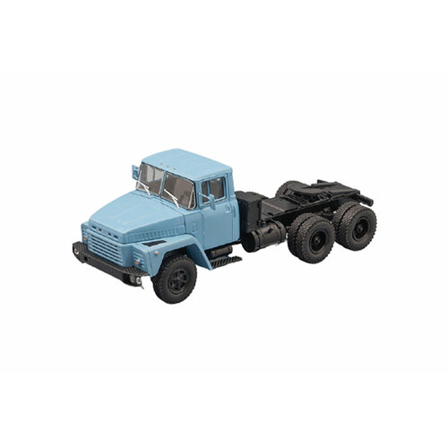 Kraz 252 saddle tractor 1979-1990 blue (ussr russia) | краз 252 седельный тягач 1979-1990 голубой масштабная модель грузовика коллекционная краз 252 седельный тягач 1979 1990 голубой