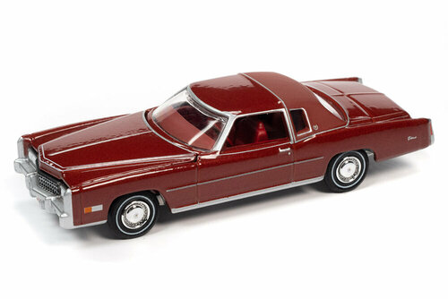 Cadillac eldorado 1975 firethorn poly with flat dark red (бордовый)