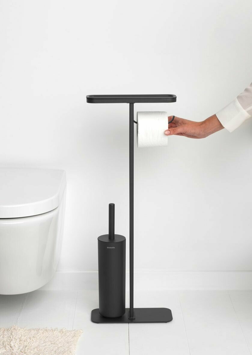 Набор для туалетной комнаты Brabantia MindSet графитовый - фото №5