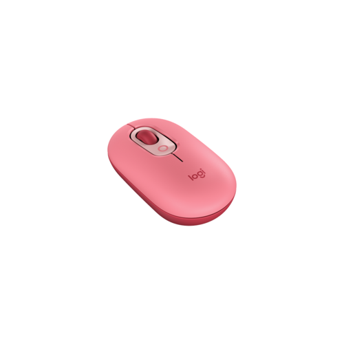Logitech POP Mouse with emoji розовыйкрасный оптическая 4000dpi беспроводная BTRadio USB 4but 766300₽