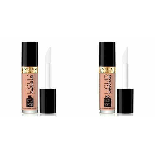 EVELINE Консилер для лица LIQUID CAMOUFLAGE тон №07 - BEIGE, 5 мл, 2шт. консилер для лица liquid camouflage 5мл 07 beige