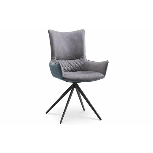 Кресло Jess, серый/синий