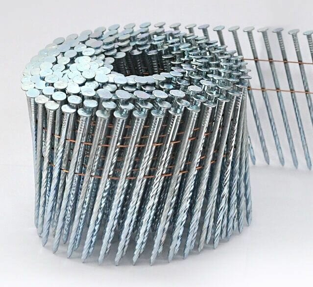 фото Гвоздь барабанный с винтовой накаткой 25/60 премиум, 600 шт