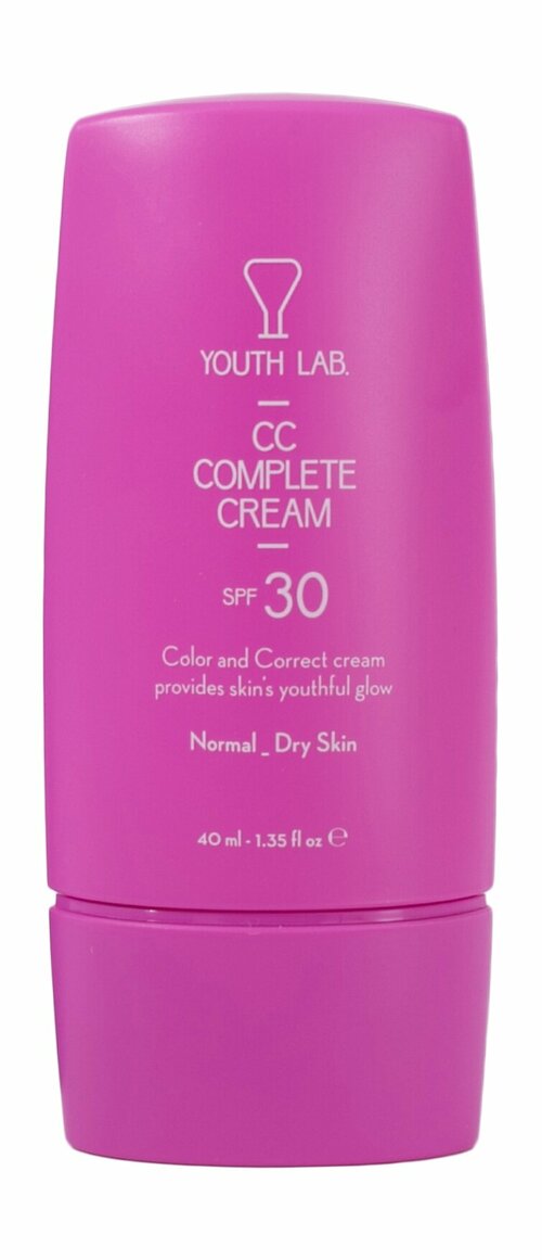 YOUTH LAB CC Complete Cream CC-крем для нормальной и сухой кожи лица увлажняющий SPF 30, 40 мл