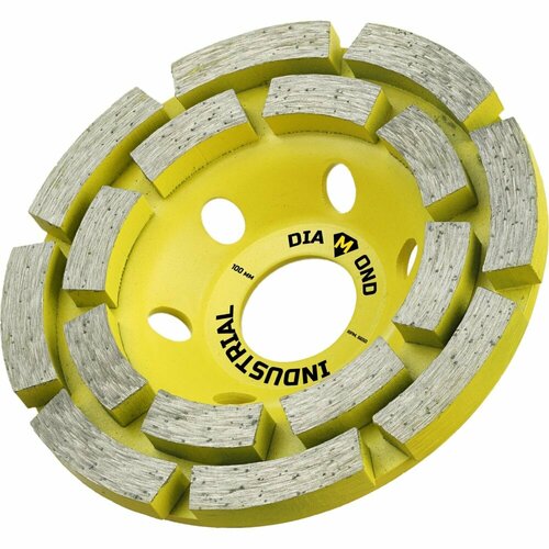 Diamond Industrial Чашка алмазная сегментная двухрядная по бетону 100 мм DIDCH100S 1575₽