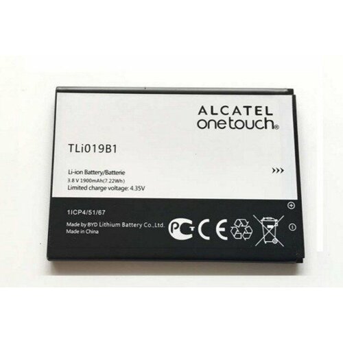 Аккумуляторная батарея MyPads 1900mAh TLi019B1 на телефон Alcatel One Touch POP C7 7040D/7041D чехол mypads e vano для alcatel pop c7 7041d